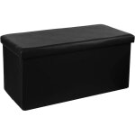 Atmosphera - pouf pliant double noir cr�ateur d'int�rieur