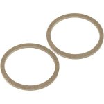 2 adaptateurs hp universels 165mm epaisseur 8mm bois mdf impregnes vernis