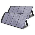 Allpowers - 2� panneau solaire pliable de 200w, chargeur solaire portable, avec sortie mc - 4, kit de ...