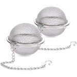 2 boules  th en acier inoxydable, filtre infuseur  th en maille, filtre  th de haute qualit pour ...
