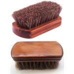 2 brosse � chaussures brosse de polissage 100% en crin de cheval convient pour le nettoyage et l'entretien ...