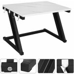 Haloyo - 2 couches support de four � micro - ondes rack, ajustable etagere rangement cuisine avec 4 crochets ...