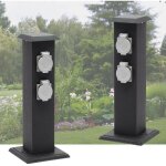 Le poisson qui jardine - 2 multiprises bornes noires 4 prises Électriques pour jardin et extérieur - ... Le poisson qui jardine - 2 multiprises bornes noires 4 prises Électriques pour jardin et extérieur - ...