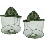 2 pack camouflage apiculture apiculteur anti - moustique abeille insecte mouche masque cap chapeau avec ...