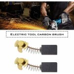 2 paires balais de charbon moteur rechange de perceuse filaire compatibles 71118mm