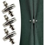 2 paires d'embrasses magn�tiques, attaches magn�tiques pour rideaux, accessoires pour rideaux, poids ...