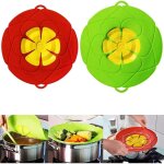 2 pcs couvercle anti - d�bordement, couvercles alimentaires, couvercle anti - d�versement silicone alimentaire ...