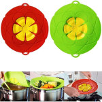 2 pcs couvercle anti - d�bordement, couvercles alimentaires, couvercle anti - d�versement silicone alimentaire ...