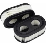 2 pcs filtre � air pour tondeuse � gazon pour briggs & stratton, 593260, noir