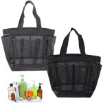 2 pcs panier de douche portable sacs de douche en maille panier de douche portable en maille panier de ...