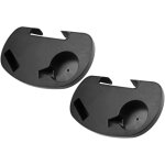 2 pcs porte gobelet avec plateau de t�l�phone porte gobelet fauteuil en plastique table d'appoint � clip ...