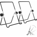 2 pcs support cadre photo, porte assiette decorative, support assiette a poser, r�glable pliable petit ...