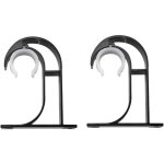 2 pcs support de tringle  rideau, support mural pour tringle  rideau supports de fixation au plafond ...
