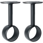 2 pcs support de tringle � rideaux support tringle penderie avec vis support de plafond pour rideau et ...
