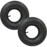 2 pi�ces de 4, 10 / 3, 50 - 4  tube int�rieur de pneu de remplacement lourd avec tige de soupape pli�e ...