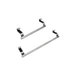 2 pièces acier inoxydable barre porte torchon, serviettes torchons sur porte sous la porte de l'armoire, ... 2 pièces acier inoxydable barre porte torchon, serviettes torchons sur porte sous la porte de l'armoire, ...