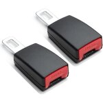 2 pi�ces boucle de ceinture de s�curit� rallonge de ceinture de s�curit� sangles de fixation universelles ...