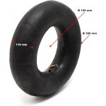 2 pi�ces chambre � air pour pneu de tracteur � pelouse 15x6. 00 - 6 avec valve coud�e roue tondeuse � ...