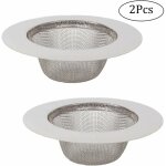 Memkey - 2 pices vier cuisine filtre, vier acier inoxydable filtre, acier inoxydable vidange filtre, ...
