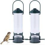 2 pièces mangeoire à oiseaux exterieur, mangeoire à oiseaux, mangeoire à oiseaux suspendus avec couvercle, ... 2 pièces mangeoire à oiseaux exterieur, mangeoire à oiseaux, mangeoire à oiseaux suspendus avec couvercle, ...