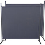 Quick - star - 2 stck paravent 180 x 178 cm stoff raumteiler gro stellwand trennwand balkon sichtschutz ...