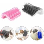 2 pi�ces peigne de massage pour chat, chats groomer brosse peigne, chat de massage murale coin brosse, ...