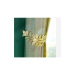 2 pices de retenue de rideau rustique, grands crochets d'embrasse de rideau de conception de feuille ...