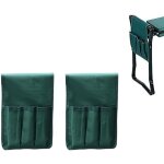 2 pi�ces si�ges de travail de jardinage outil sac lat�ral poches pochette pour banc de jardin tabourets ...