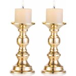 2 pièces supports de bougie pilier en métal doré, mariage, centres de bougeoirs pour bougies de 50mm ... 2 pièces supports de bougie pilier en métal doré, mariage, centres de bougeoirs pour bougies de 50mm ...