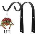 2 pièces suspension mural crochet plante crochet de suspension en fer forgé support plante mural balcon ... 2 pièces suspension mural crochet plante crochet de suspension en fer forgé support plante mural balcon ...
