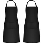 2 pices tabliers de cuisine pour homme femme, tablier de mnage tabliers porte - outils avec 2 poches ...