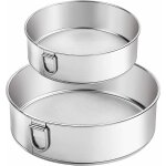 2 pices tamis  farine inox tamis de ptisserie maille fine tamis fins en acier inoxydable tamis  farine ...