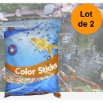 Le poisson qui jardine - 2 sacs de nourriture mix en stick 15 l pour kois : bassin et d'�tangs