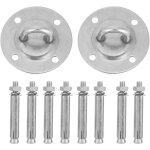 2 supports muraux pour, crochets robustes, convient comme support pour fauteuil suspendu, hamac & sac ...