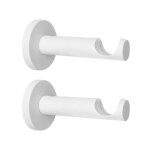 Store menuiserie - 2 supports pour tringle  rideaux, mural, diamtre 20, saillie 76, fixation par vis ...