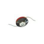 Tete a' 2 fils nylon 2, 4 mm pour de'broussailleuse avec raccord femelle 10 ma