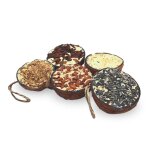 2 x 10 pcs lyra pet� demi noix de coco fourr�e avec garniture