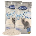 Lyra pet - 2 x 15 litres � greycat� liti�re pour chat bentonite avec charbon actif