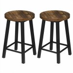 Woltu - 2 x chaises de salle � manger en m�tal et agglom�r�, 30x30x45cm (lxlxh), chaises de cuisine , ...