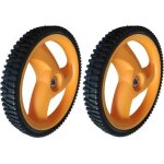 2 x roue arri�re 293mm 78 dents pour craftsman, partner, electrolux, mcculloch, rally et autres tondeuses ...