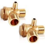 20×19×10mm)2 pcs clapet anti retour compresseur, 3 ports compresseur d'air clapet anti retour pour raccords ... 20×19×10mm)2 pcs clapet anti retour compresseur, 3 ports compresseur d'air clapet anti retour pour raccords ...