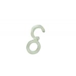 20 agrafes � coudre transparent pour anneaux �20 mm coloris - transparent