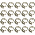 Choyclit - 20 pices collier de serrage tuyau, collier de serrage tuyau rglable 12 - 20mm, 304 collier ...