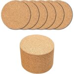 20 pi�ces dessous de plat dessous de verre ronds en li�ge dessous de plat en li�ge dessous de plat en ...