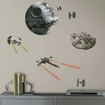 Roommates - 20 stickers vaisseaux empire et rebel star wars
