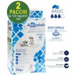 200 asssorbello basic 60x60 cm tapis hygi�niques pour chiens - 2 paquets de 100 pi�ces chacun