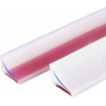 200cm barriere de douche silicone, barre de seuil de douche anti dbordement autocollant - translucide ...