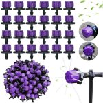 200pcs goutteurs irrigation goutte � goutte dripper, buses de gicleurs �metteur jardin, arrosage goutte ...