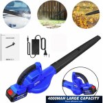 Dayplus - 2024 souffleur de feuilles �lectrique sans fil 220cfm 4000w avec batterie 4. 0ah & chargeur ...