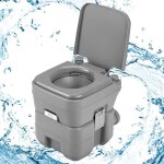 Goplus - 20l + 12 l wc chimique camping car, toilette portable, toilette camping, réservoir détachable, ... Goplus - 20l + 12 l wc chimique camping car, toilette portable, toilette camping, réservoir détachable, ...